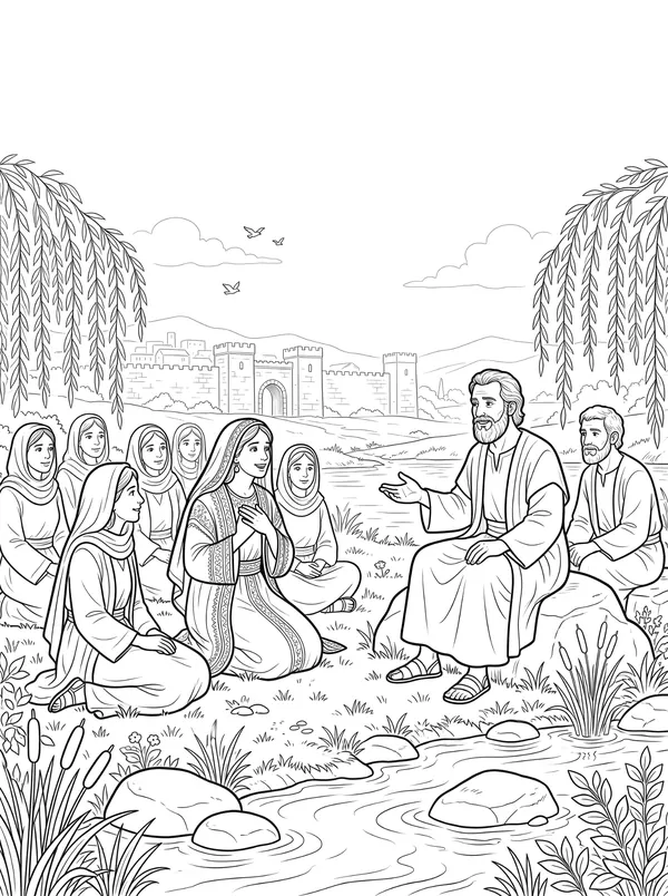 Lydia Believes coloring page