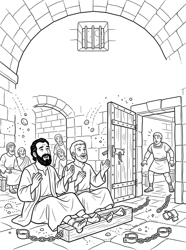 Songs at Midnight coloring page