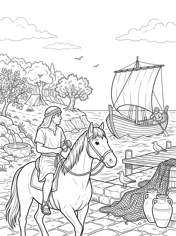 Taming the Tongue coloring page